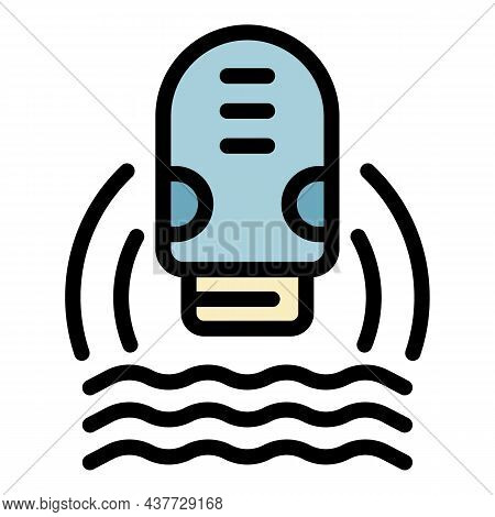 Electroepilator Icon. Outline Electroepilator Vector Icon Color Flat Isolated