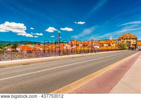 View Of The Old Bridge Of Maribor (glavni Most), Slovenia