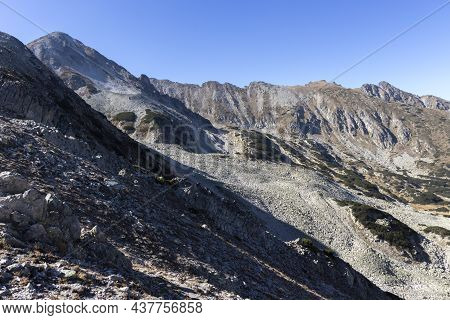 Amazing Landscape Of Polezhan Peak At Pirin Mountain, Bulgaria