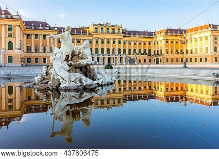 Schonbrunn Palace In Vienna, Austria - October 2021