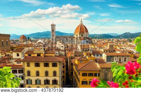 Cathedral Of Saint Mary Of The Flower In Florence, Italy