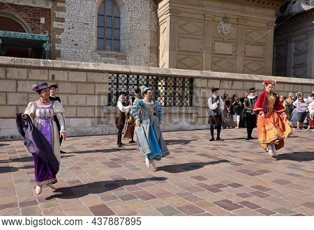Krakow, Poland - July 27, 2021: Performance - When Bells Are Dancing Performed By Cracovia Danza Bal