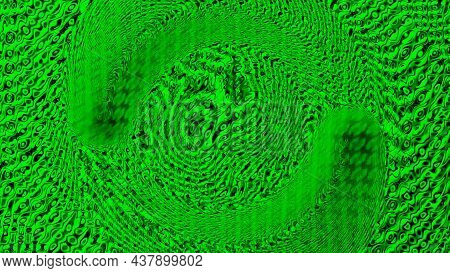 Whirlpool Distorting And Twisting Background Pattern. Design. Rotating Whirlpool Distorts Bright Str