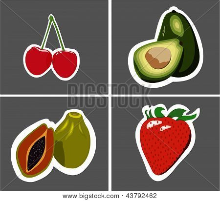 มะละกออะโวคาโดเชอร์รี่ strawberry.eps