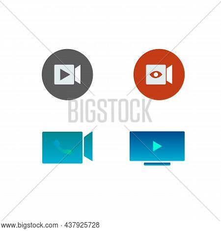 Live Streaming Icon, Vector Isolated Illustration. Social
