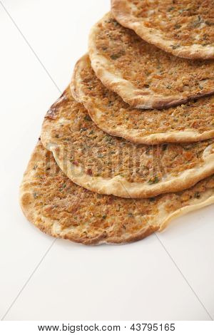 Turecký styl mleté Lahmacun