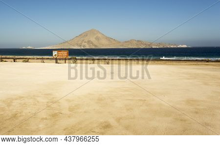 Chanaral, Chile - August 12, 2019: View Of Pan De Azucar National Park In Chile