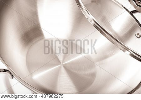 Stainless Vog Pan Texture Clode Up View  - Image