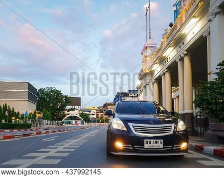 Bangkok Station Or Hua Lamphong Station In Bangkok