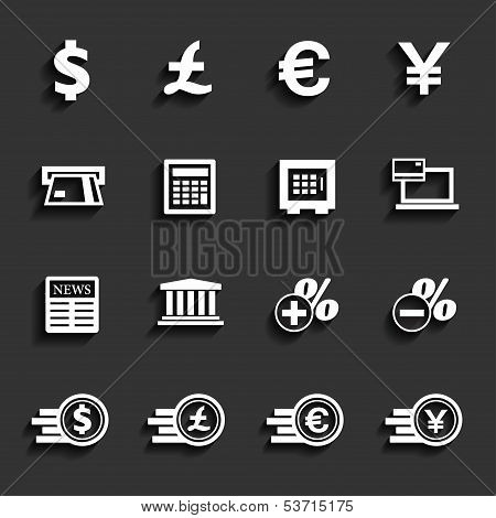 Financial And Money Icon Set