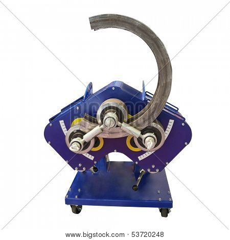 The image of a metal-working machine
