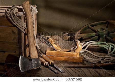 Still Life With Old Tools