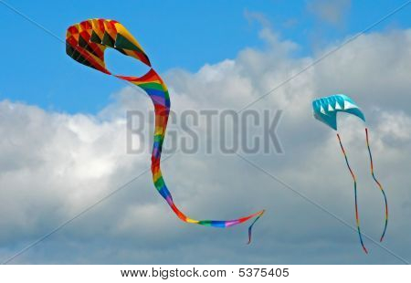 Two Kites Flying