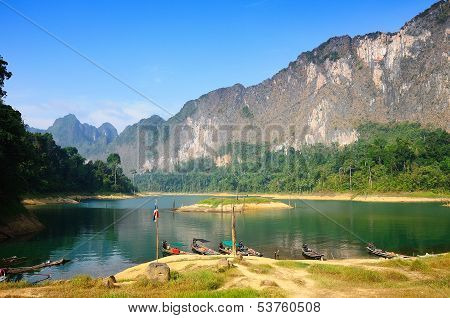Ratchaprapa Dam,khao Sok,thailand