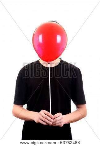Person With Red Ball