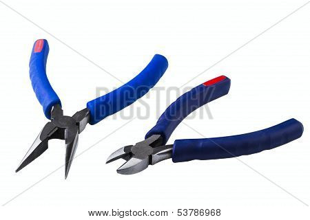 Wire Cutting And Flat-nose Pliers