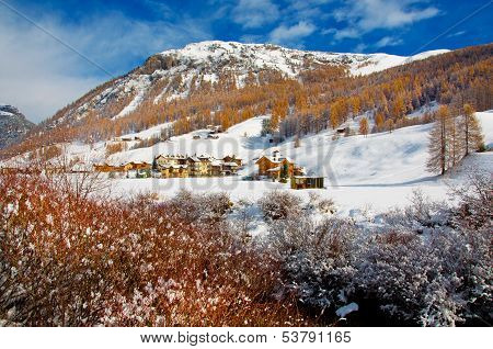 Livigno In Winter Landscape