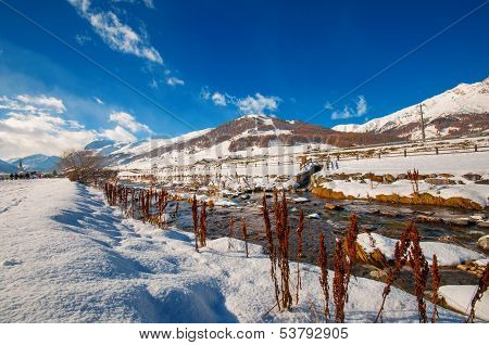 Livigno In Winter Landscape