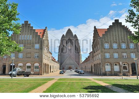 Copenhagen, Denmark. Grundtvig's Church