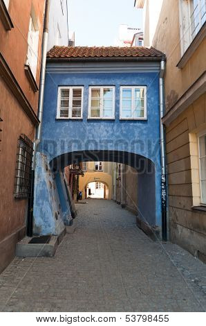 Small Street On The Old  Warsaw