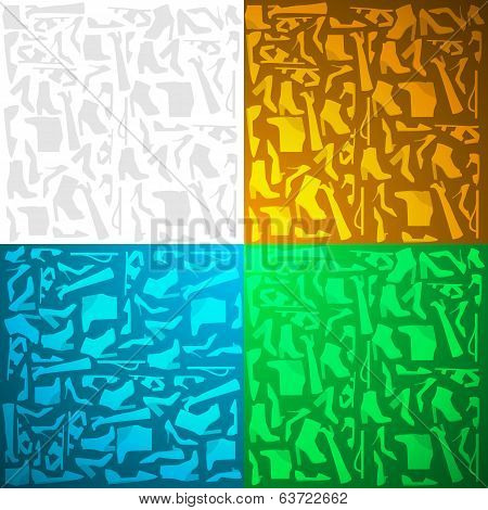 Background for womens shoes