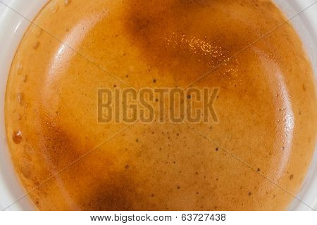 Cup Of Coffee With Foam, Texture Or Background
