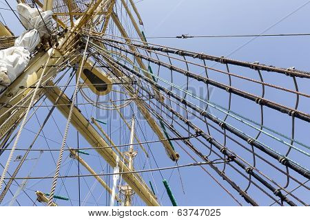 Mast Of Old Sailing Ship