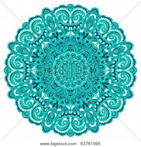 Flower Mandala. Abstract element for design