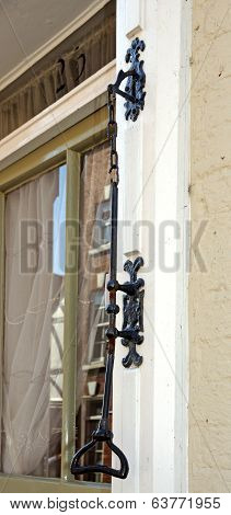 Old door bell pull, Lichfield.