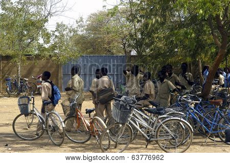 Bicycles Of The Pupils