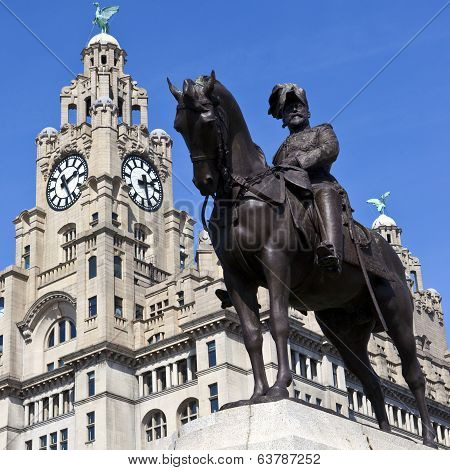 King Edward Vii Monument In Liverpool