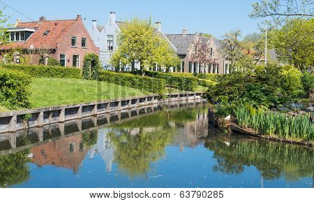 Dutch Village In Springtime