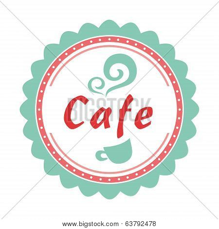Label set for sweets-shop and cafe
