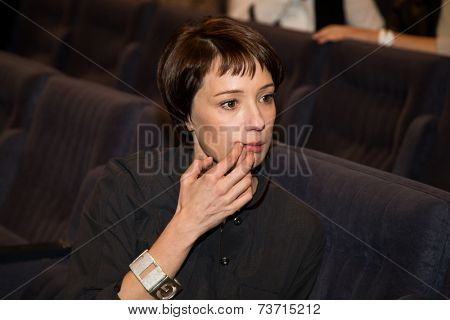 MOSCOW - OCTOBER, 1: Chulpan Khamatova. Opening Season. Troupe of Theatre Meeting. 