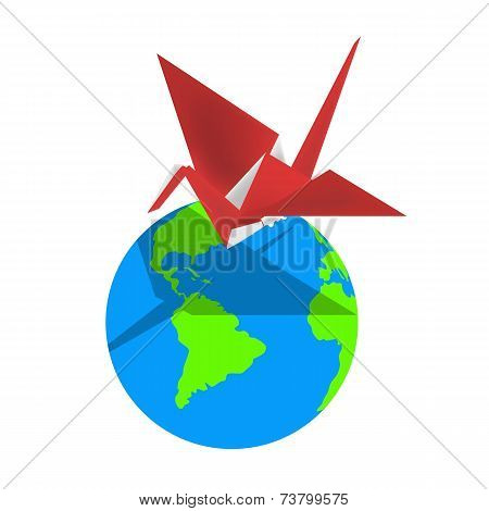 Origami crane