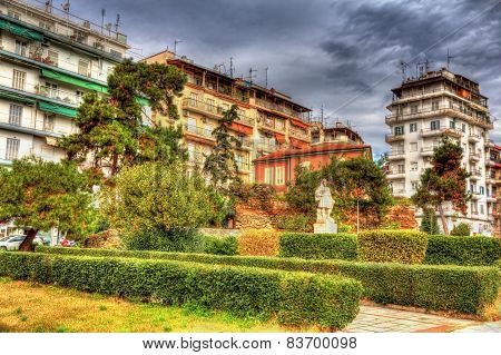 Statue Of Dimitrios Karatasos In The Melenikou Park - Thessaloniki, Athens