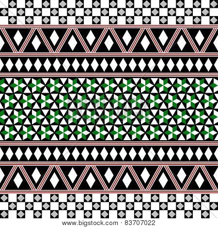 Tribal Seamless Pattern. Ethnic Vector Background.