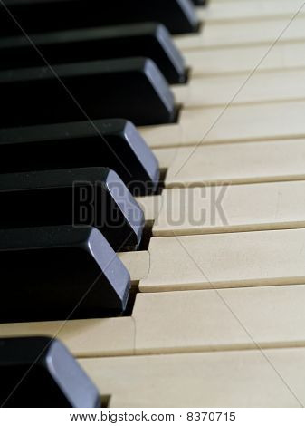 A의 피아노 키 잘 사랑 하 고 자주 피아노 연주