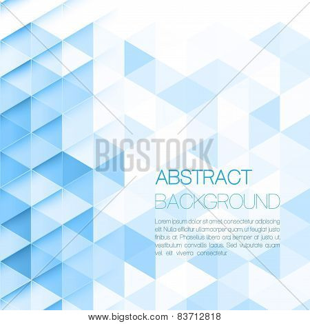 Triangular background. Vector illustration