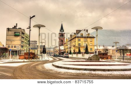 Gambetta Street In Saint-die-des-vosges - Lorrane, France