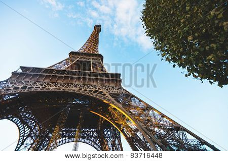 The Eiffel tower in Paris