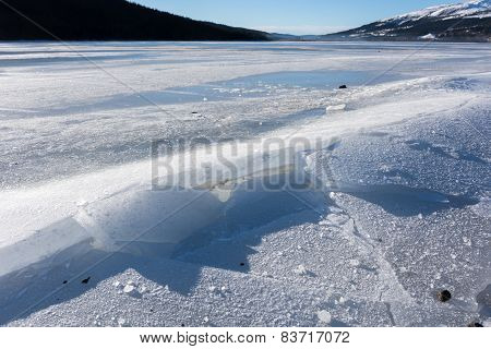 Cracked Lake Ice