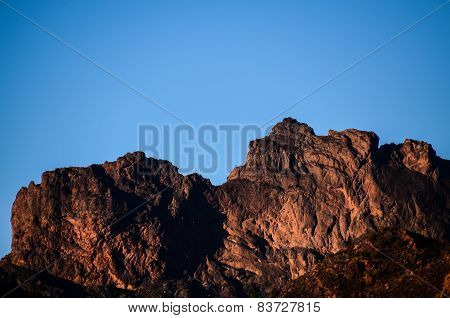Volcanic Rock Basaltic Formation in Gran Canaria
