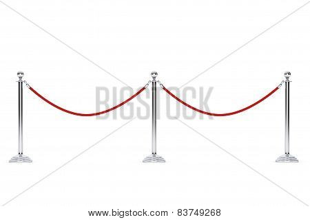 Closeup Barrier Rope
