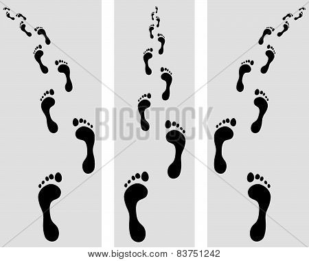 footsteps