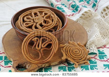 Teterki, Russian Rye Cookies For Spring Equinox Selebration