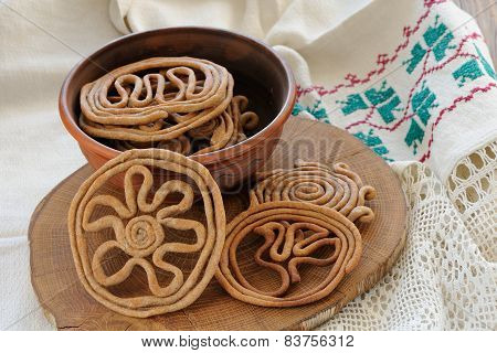 Teterki, Russian Rye Cookies For Spring Equinox Selebration