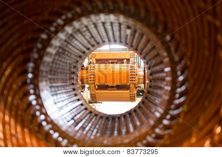 Stator of a big electric motor