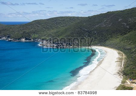 A View of Shelley Beach in West Cape Howe National Park near Albany