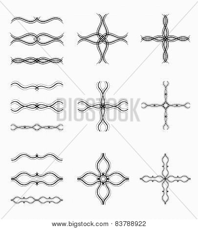 Calligraphic elements